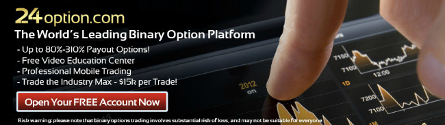 24option - Binary options trading platform