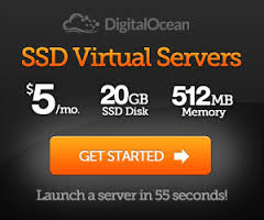 Cloud hosting service by Digital Ocean