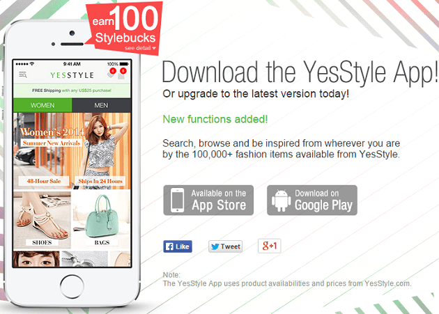 YesStyle.com - online shopping website for Asian Fashion items and accessories