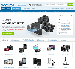 Adorama.com - Buy photography, digital cameras, lenses and electronics