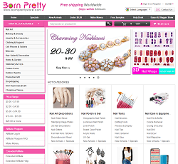 BornPretty.com - Online retailer store for beauty and lifestyle products, nailart and more