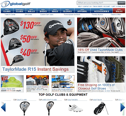 GlobalGolf.com - Golf clubs, golf apparel, online store for golf accesories