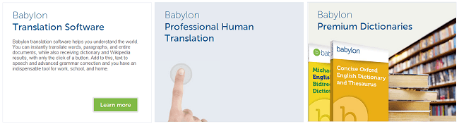 Babylon - Free translation and dictionary software
