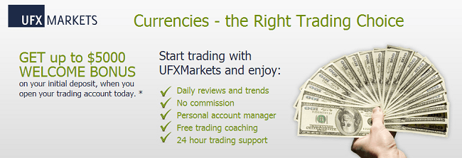 UFX Marketers - online forex traders banner