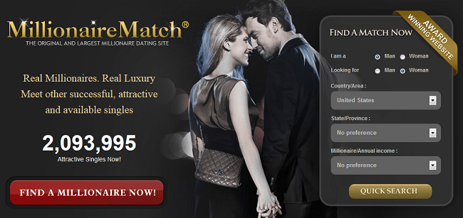 Millionaire March.com - The best and largest dating website of the world
