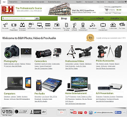 B&H - The professional's source for digital cameras, photography and camcorders