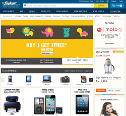 flipkart - online shopping website based in India