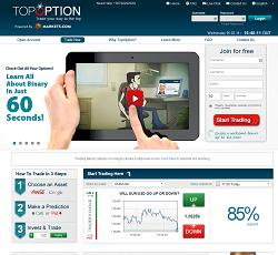 TopOption - Binary options trading platform