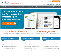 Caspio.com - Cloud platform for creating custome database apps 