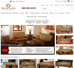 Online Amish Furniture - Buy Americal Made Solid Wood Furniture Online