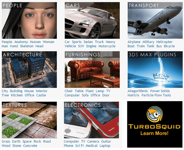 TurboSquid.com - 3D models for Professionals