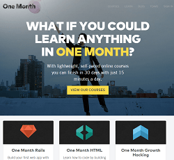 OneMonth.com - Online learning courses HTML, JavaScript, Python, iOS and more 