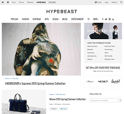 HypeBeast.com - Online magazine, shop and men's fashion