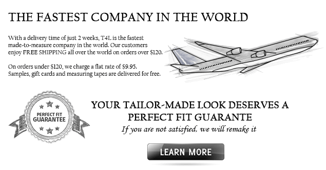 Tailor4Less.com - Online site for men's custom clothing, custom shirts, custom suits, pants, jackets and more
