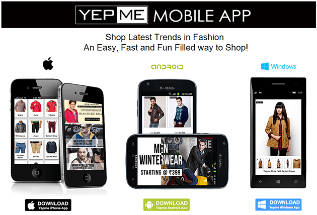 Yepme.com - Online Indian Retailer, Online shopping for Clothing and Accessories