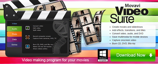 Movavi Video Software for video creation