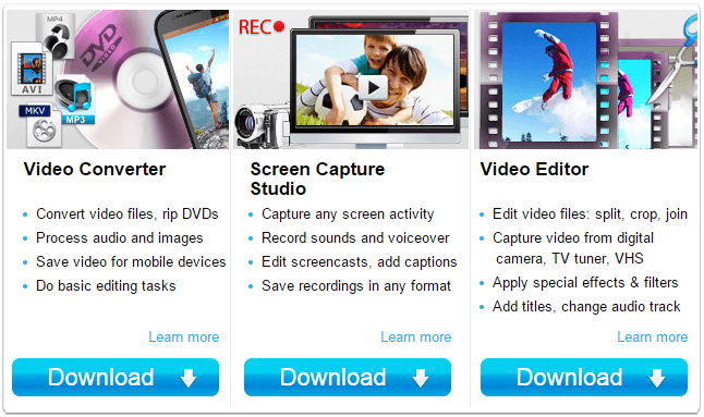 Movavi Video Software for video creation