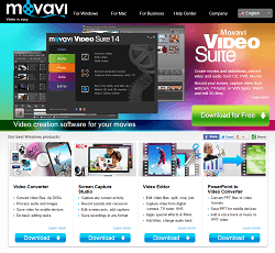 Movavi Video Software for video creation