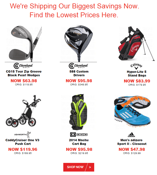 TGW.com - Buy golf equipment, accesories, gears and supplies online