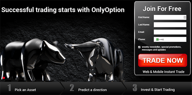 OnlyOption.com - Online binary option trading platform