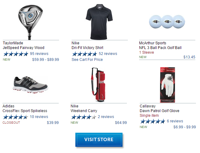 GlobalGolf.com - Golf clubs, golf apparel, online store for golf accesories