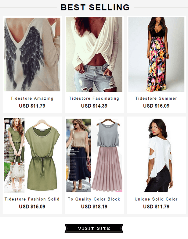 Wholesale Cheap Clothing - Online Fashion Clothing Store | Tidestore.com