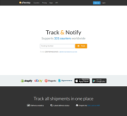 Aftership.com - Track and Audit shipments for free