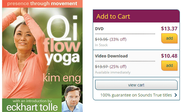 Presence through Movement Qi Flow Yoga by Kim Eng